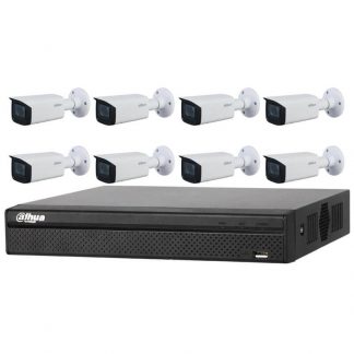 8 Dahua 4MP IR Bullet Motorized (DH-IPC-HFW2431T-ZS-S2) with 8Ch NVR (DHI-NVR4108HS-8P-4KS2) and 2TB HDD
